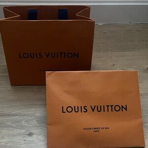 Louis Vuitton Bold Orange Bag Duo from Paris